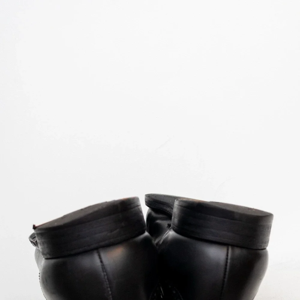 Peal & Co. for Brooks Brothers‎ Black Leather Penny Loafers – Size 9.5 D